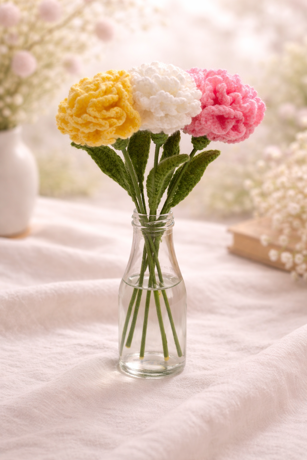 Whispers of Spring – Crochet Carnations (Set of 4)_3